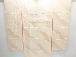 群鶴模様暈し単衣振袖用長襦袢